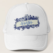 Aangepaste marine  Vaderdag Trucker Pet (Voorkant)