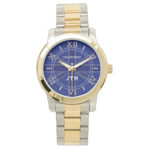 Aangepaste marineblauwUnieforum Horloge