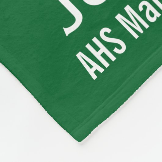 Aangepaste markeringsband 5 Fotocollage voor uw kl Fleece Deken (Hoek)