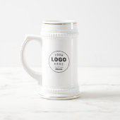 Aangepaste marketing stein met logo bierpul (Links)