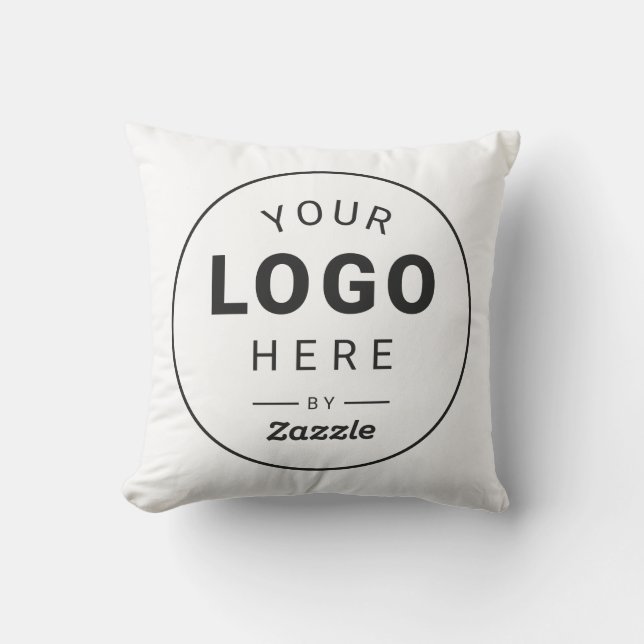 Aangepaste marketingkussen met logo kussen (Voorkant)