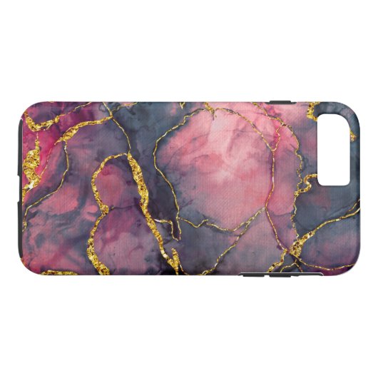 Aangepaste Marmer aanpassen Case-Mate iPhone Case (Achterkant (Horizontaal))