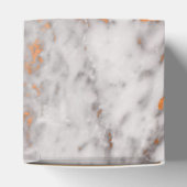 Aangepaste Marmer & Koper Bruiloft Favor Box Bedankdoosjes (Bovenkant)