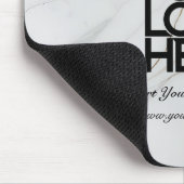 Aangepaste Marmeren Bedrijf Logo Muismat (Hoek)