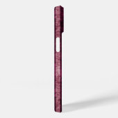 Aangepaste maroon- en duuskroze strepen Case-Mate iPhone case (Achterkant / Rechts)