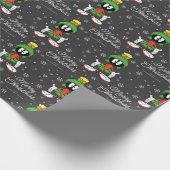 Aangepaste MARVIN DE MARTIAN™ Vrolijke Kerstdagen Cadeaupapier (Hoek)