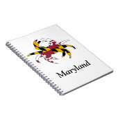 Aangepaste Maryland Crab-laptop Notitieboek (Rechterzijde)