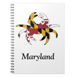 Aangepaste Maryland Crab-laptop Notitieboek