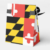 Aangepaste Maryland Vlag Favor Box Bedankdoosjes (Achterkant)