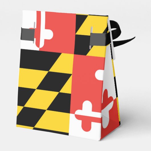 Aangepaste Maryland Vlag Favor Box Bedankdoosjes (Achterkant)