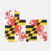 Aangepaste Maryland Vlag Favor Box Bedankdoosjes (Uitgevouwen)