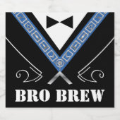 Aangepaste Masonic Bierflesetiketten Bier Etiket (Enkel label)