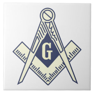 Aangepaste Masonic Blue Lodge Wall Tile Tegeltje