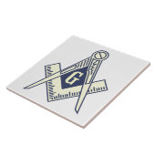 Aangepaste Masonic Blue Lodge Wall Tile Tegeltje (Zijkant)
