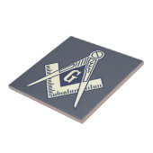 Aangepaste Masonic Blue Lodge Wall Tile Tegeltje (Zijkant)