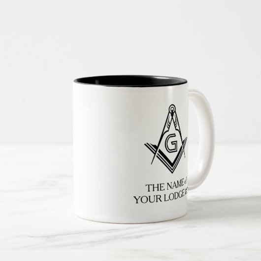 Aangepaste Masonische Mokken | Freemason Gifts (Voorkant rechts)