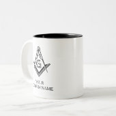 Aangepaste Masonische Mokken | Freemason Gifts (Voorkant links)