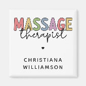 Aangepaste massagetherapie | Massagetherapiecadeau Magneet (Voorkant)