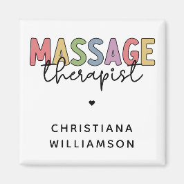 Aangepaste massagetherapie | Massagetherapiecadeau Magneet