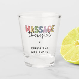 Aangepaste massagetherapie | Massagetherapiecadeau Shot Glas