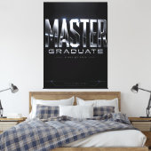 Aangepaste Master Afstudeerders 2026 Aandenken Canvas Afdruk (Insitu (Slaapkamer))