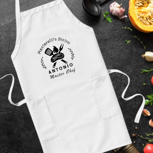 Aangepaste Master Chef met grafische afbeelding va Lang Schort