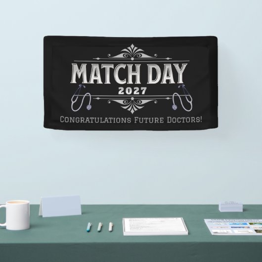 Aangepaste Match Day-banner Toekomstige Dokter Spandoek (Beurs)