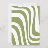 Aangepaste Matcha Bruids Uitnodigen - Bewerkbare S Kaart (Achterkant)