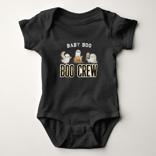 Aangepaste Matchin Baby Boo Crew Halloween Romper (Voorkant)