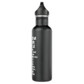 Aangepaste MATTE BLACK 24oz staalfles Waterfles (Rechts)
