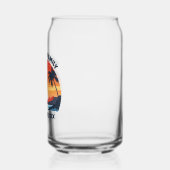 Aangepaste Maui Trip Sunrise Palmbomen Keepsake Blikvorm Glas (Links)