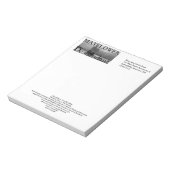 Aangepaste Mayflower Ancestors lijn Notitieblok (Linkerzijde)