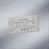 Aangepaste mechanische HVAC-stekker Magnetisch Visitekaartje (Voorbeeld)