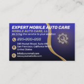 Aangepaste mechanische service | Voertuig Auto AC- Visitekaartje (Voorkant)