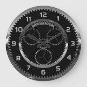 Aangepaste mechanische tandwielafdrukken grote klok (Voorkant)
