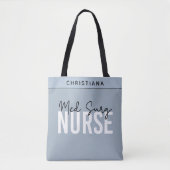 Aangepaste Med Chir Verpleegkundige | Medisch-Chir Tote Bag (Voorkant)