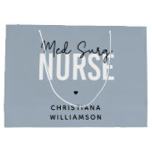 Aangepaste Med Surg Zurse | Medische chirurgische  Groot Cadeauzakje (Achterkant)