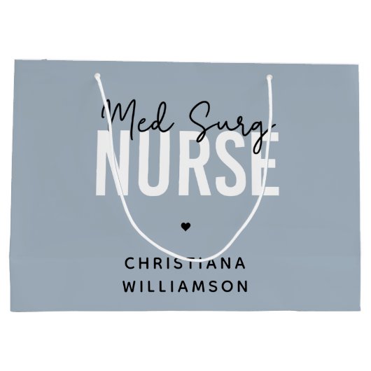 Aangepaste Med Surg Zurse | Medische chirurgische  Groot Cadeauzakje (Achterkant)