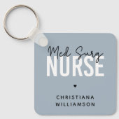 Aangepaste Med Surg Zurse | Medische chirurgische  Sleutelhanger (Voorkant)