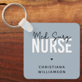 Aangepaste Med Surg Zurse | Medische chirurgische  Sleutelhanger (Voorkant)