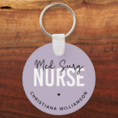 Aangepaste Med Surg Zurse | Medische chirurgische  Sleutelhanger (Voorkant)