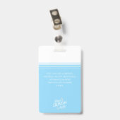 Aangepaste Medewerker, Foto, Naam, Titel, Logo, St Badge (Achterkant met clip)