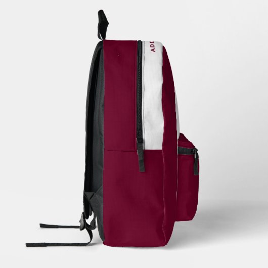 Aangepaste medewerker Logo, tekst, slogan, website Bedrukte Rugzak (Links)