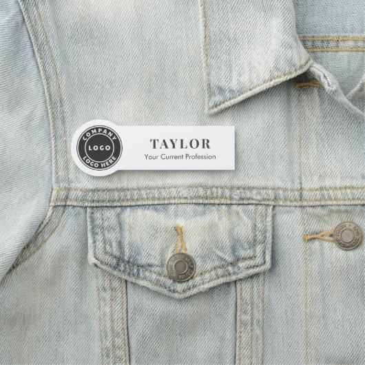 Aangepaste medewerkers van het bedrijf Logo Naamplaatje (In situ)