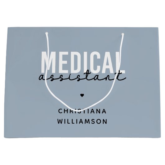 Aangepaste medische assistent | Clinical Assistant Groot Cadeauzakje (Voorkant)