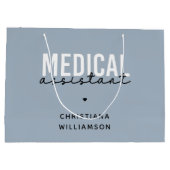 Aangepaste medische assistent | Clinical Assistant Groot Cadeauzakje (Achterkant)