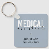 Aangepaste medische assistent | Clinical Assistant Sleutelhanger (Voorkant)