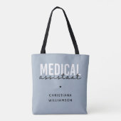Aangepaste medische assistent | Clinical Assistant Tote Bag (Achterkant)
