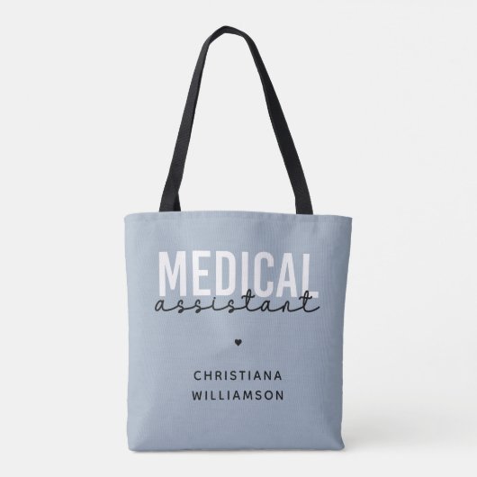 Aangepaste medische assistent | Clinical Assistant Tote Bag (Achterkant)