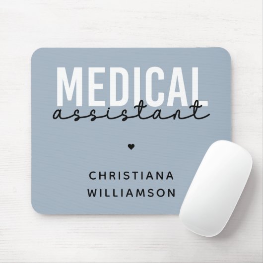 Aangepaste medische assistent | Gift voor klinisch Muismat (Met muis)